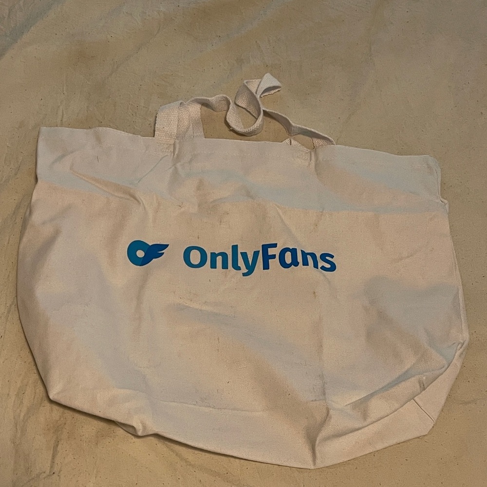 White Onlyfans Tote Bag